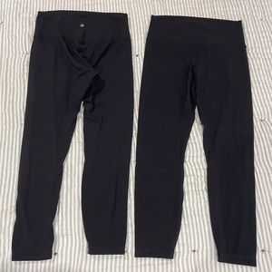 2 Pairs of 25” Lululemon Align Leggings